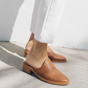 Soludos Venetian Mule in Tan Leather
